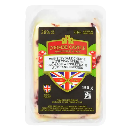 Coombe Castle Wensleydale Creamery Cheese Cranberry 150 g