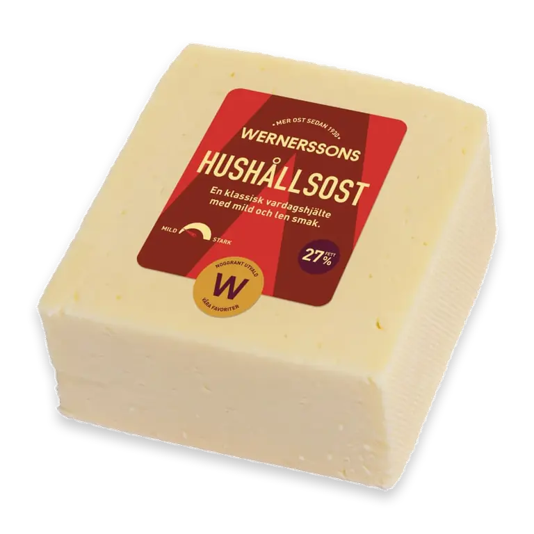 Hushållsost 27%