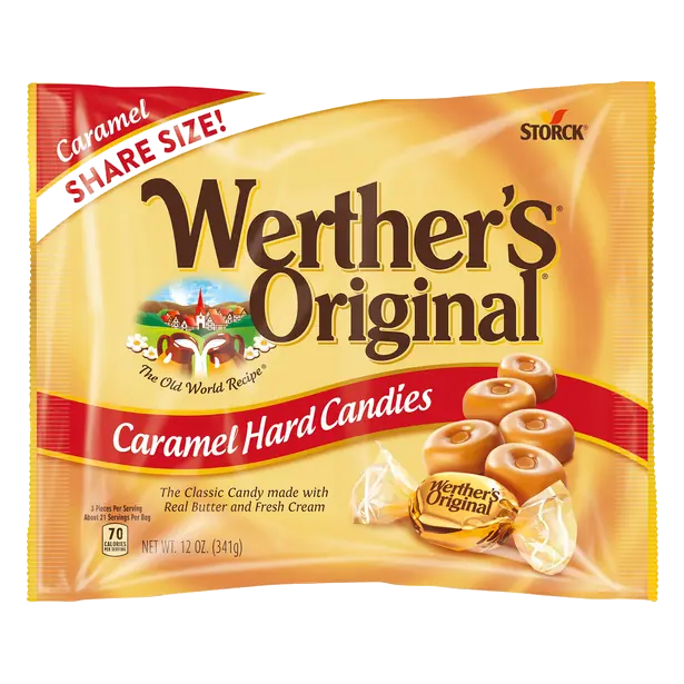 Original Caramel Hard Candies Share Size