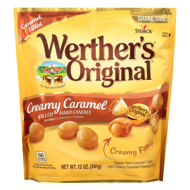 Original Creamy Caramel Filled Hard Candies Share Size