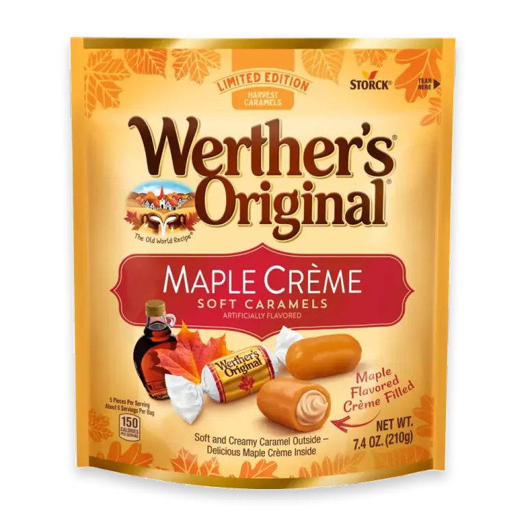 Limited Edition Fall Harvest Maple Crème Soft Caramels