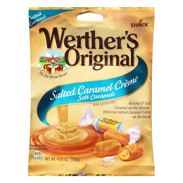 Original Salted Caramel Creme Soft Caramels Candy