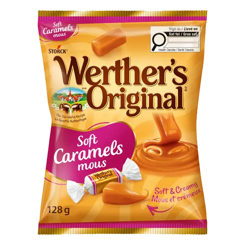 Werther's Candy Soft Caramel Original 128 g