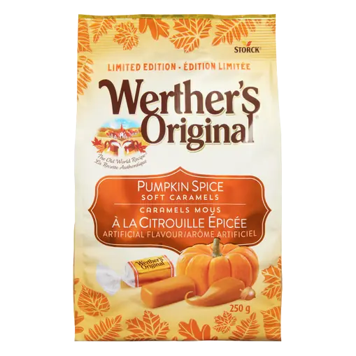 Werther's Original Candy Soft Caramels Pumpkin Spice 250 g