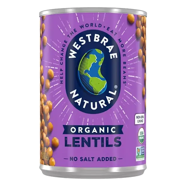 Organic No Salt Added Lentils