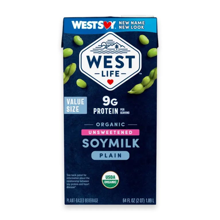 West Life Organic Unsweetened Plain Soymilk