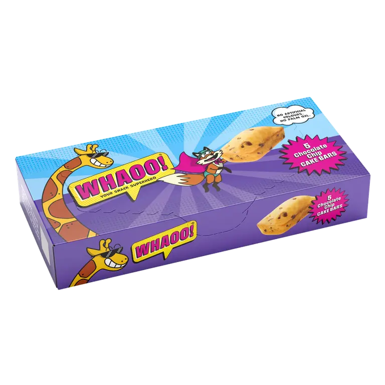 Whaoo! 5 Chocolate Chip Cake Bars 130g