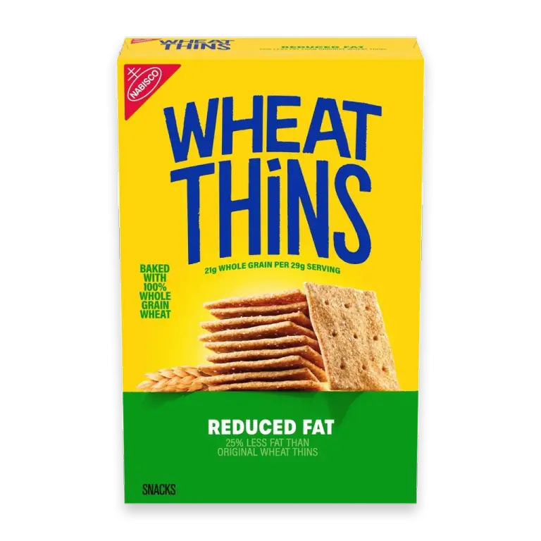 Reduced Fat Whole Grain Wheat Crackers
