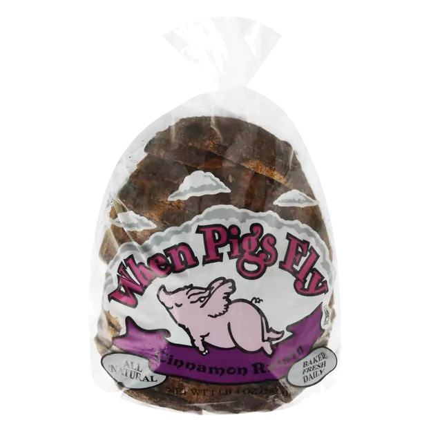 Natural Cinnamon Raisin Sliced Bread Loaf