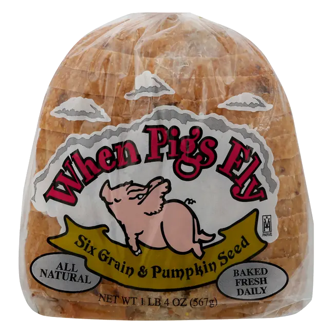 Natural Six Grain & Pumpkin Seed Sliced Bread Loaf