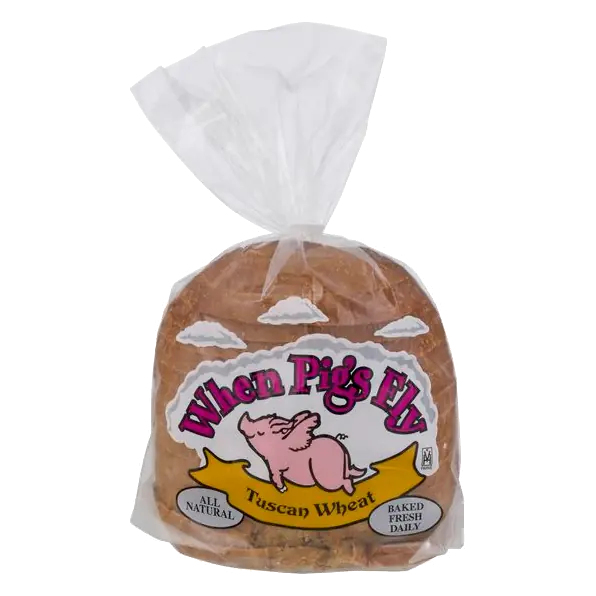 Natural Tuscan Wheat Sliced Bread Loaf