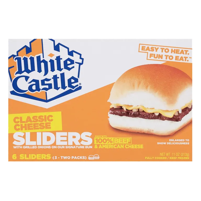 Classic Cheese Sliders with Grilled Onions On Our Signature Bun