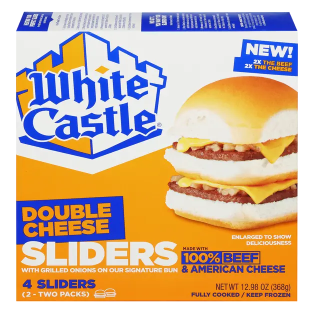 Double Cheese Sliders - 4 ct Frozen