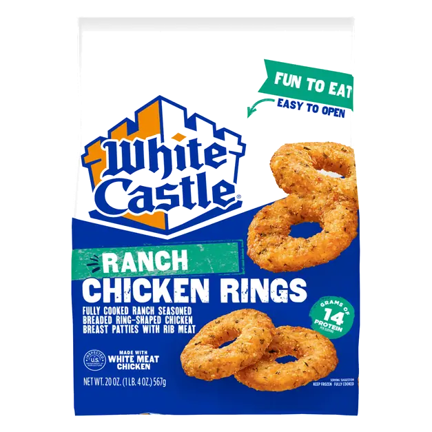 Ranch Seasoned Breaded Chicken Rings Frozen