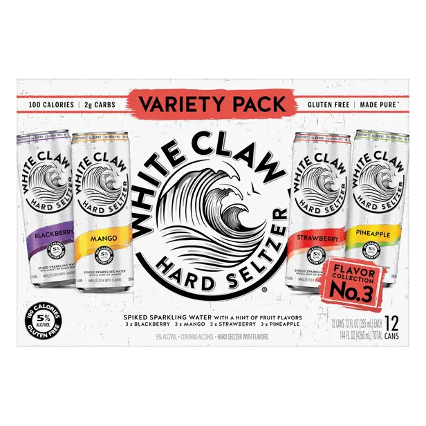 Hard Seltzer Variety Pack - 12 pk