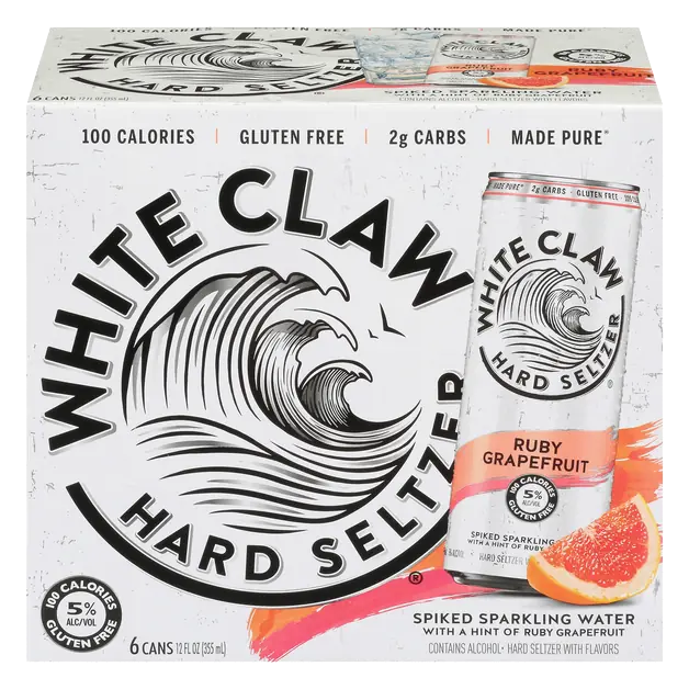 Ruby Grapefruit Hard Seltzer - 6 pk