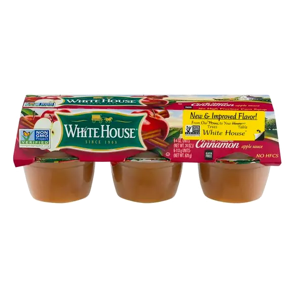 Cinnamon Applesauce Cups - 6 ct
