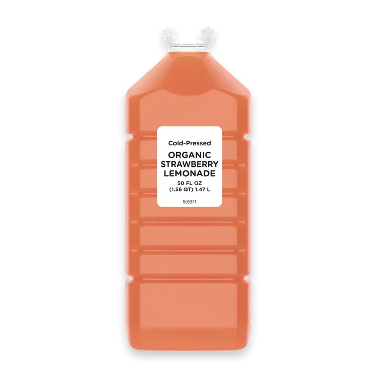 Cold-Pressed Organic Strawberry Lemonade