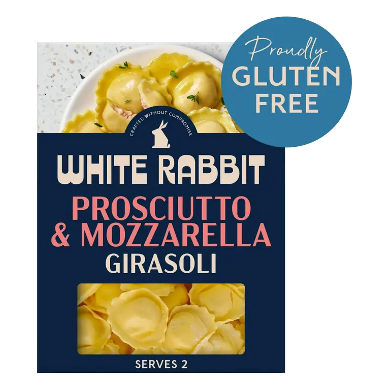 250g Prosciutto & Mozzarella Gluten Free Filled Girasoli Pasta
