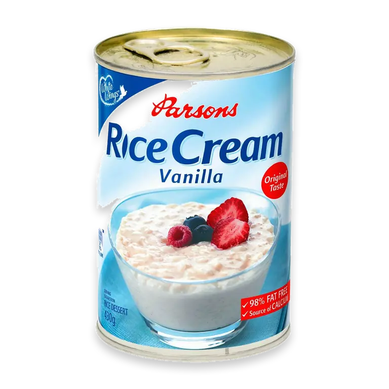 Parsons Vanilla Creamed Rice 98% Fat Free