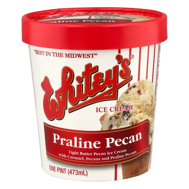 Whitey's Praline Pecan Ice Cream 1 pt