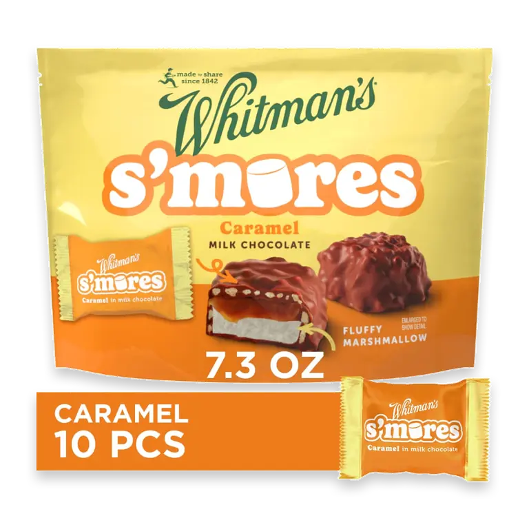 S'Mores Caramel Milk Chocolate Candy Bag, 7.3 oz.