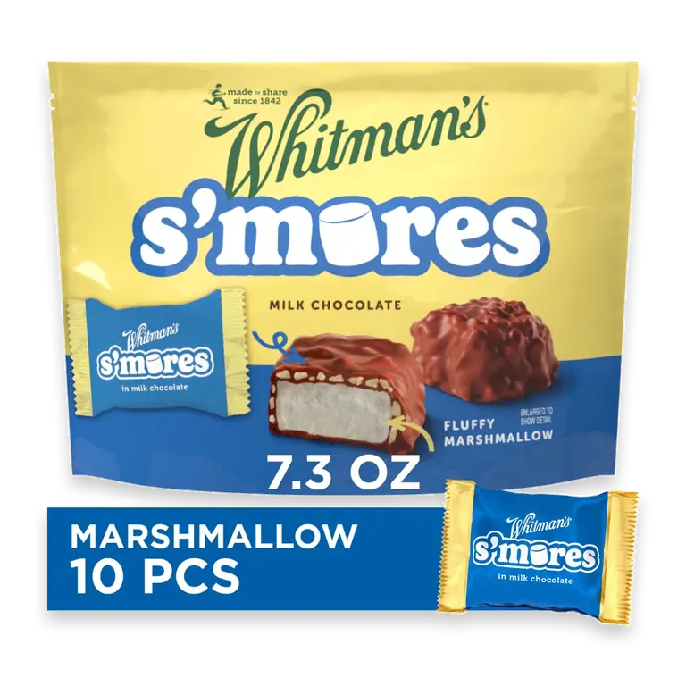 S'Mores Milk Chocolate Candy Classic Marshmallow, 7.3 oz bag