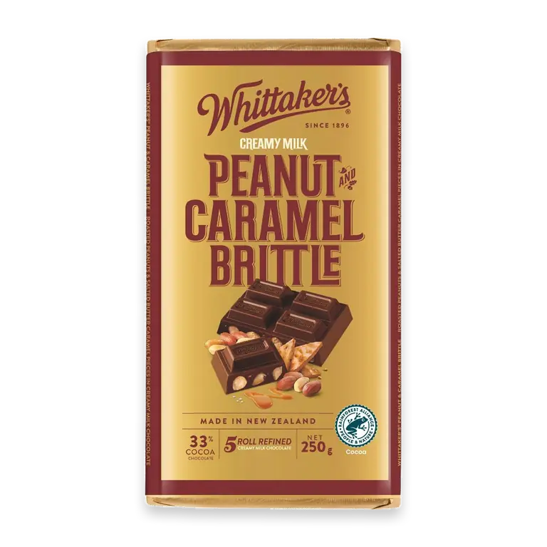 Block Peanut Caramel Brittle