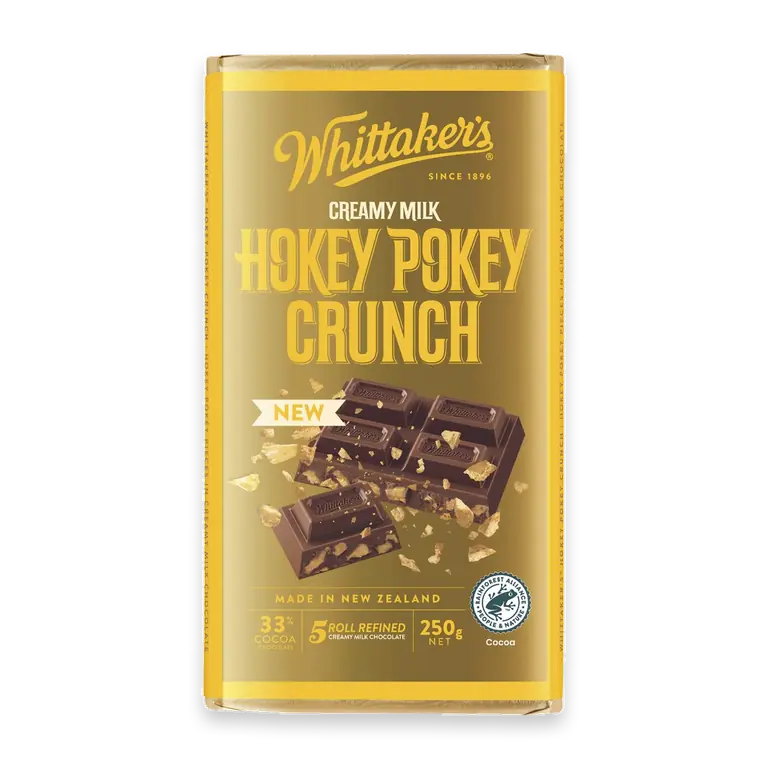 Creamy Milk Hokey Pokey Crunch Chocolate Bar