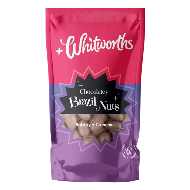 Whitworths Chocolatey Brazil Nuts 95g