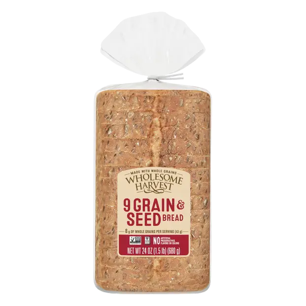 9 Grain & Seed Bread Sliced