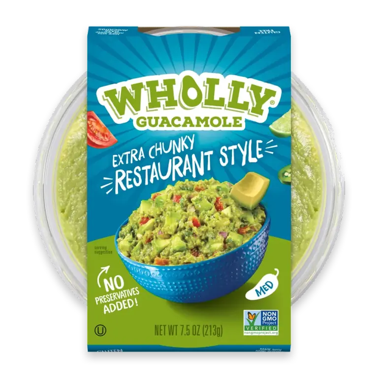 Extra Chunky Restaurant Style Guacamole Bowl