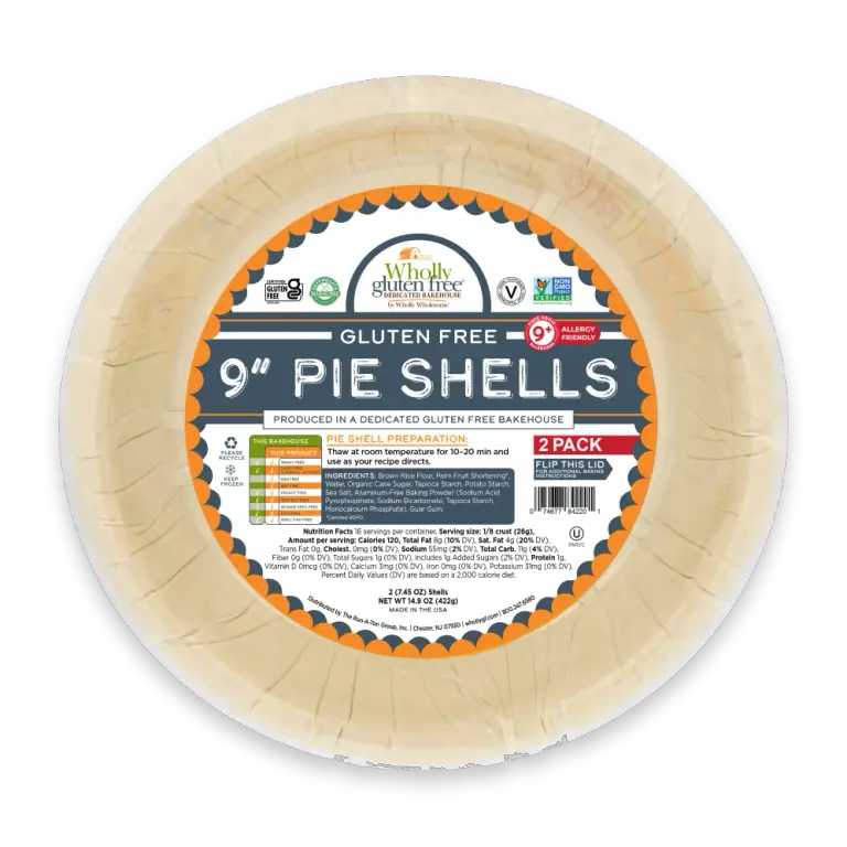 Gluten Free 9" Pie Shells
