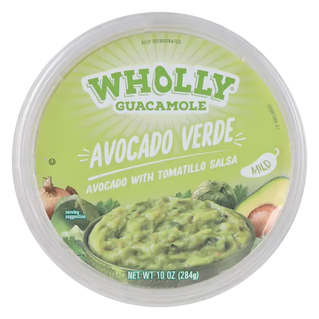 Mild Avocado Verde with Tomatillo Salsa