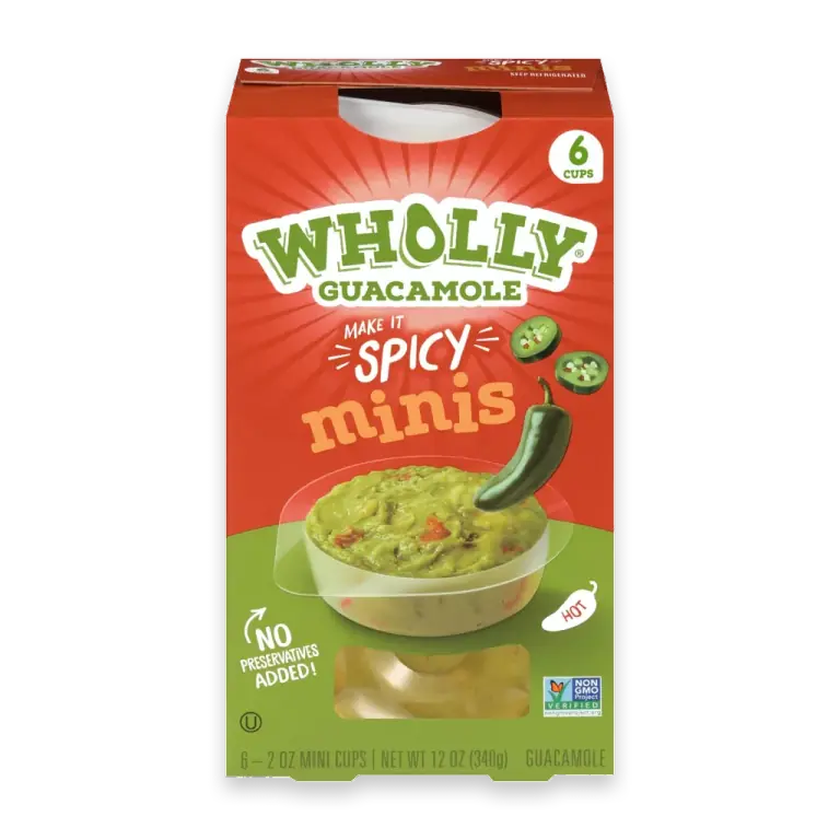 Spicy Hot Guacamole Minis