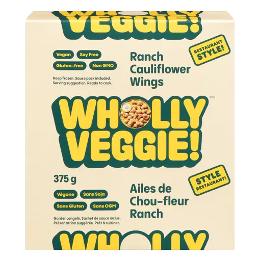 Vegan Frozen Cauliflower Ranch Wings 375 g
