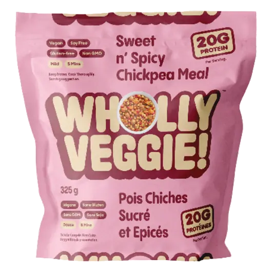 Wholly Frozen Veggie Sweet & Spicy Chickpea Meal 325 g