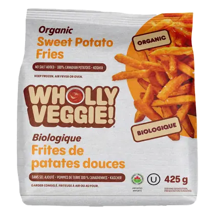 Organic Frozen Sweet Potato Fries 425 g