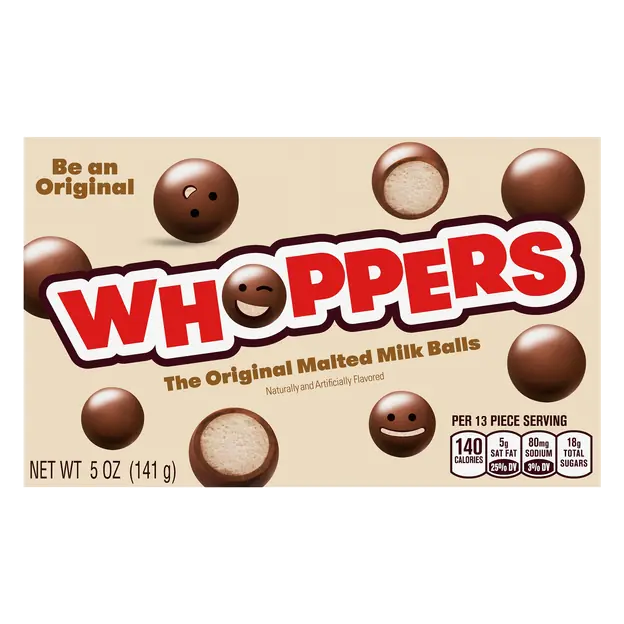 Original Malted Milk Balls Candy Movie Theater Box