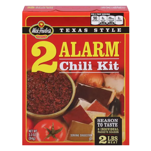 Gluten Free Texas Style 2-Alarm Chili Kit - 6 ct