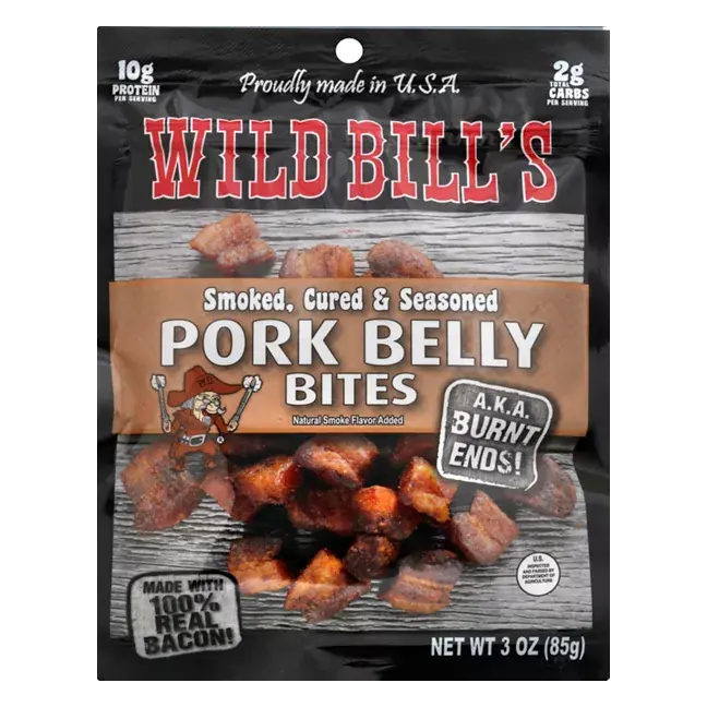Pork Belly, Smoked, Cured & Seasoned, Bites