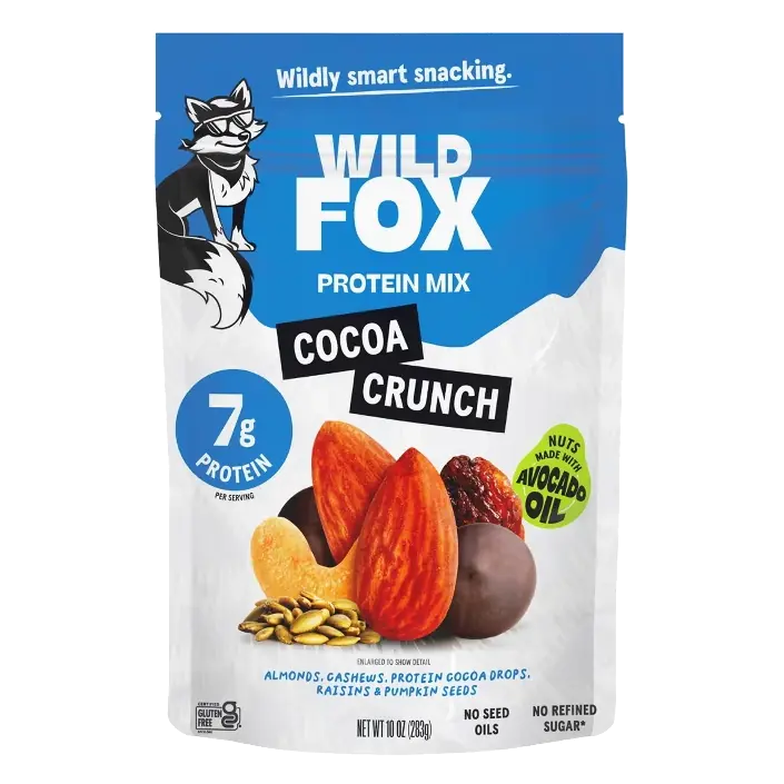 Wild Fox Cocoa Crunch Trail Protein Mix, 10oz