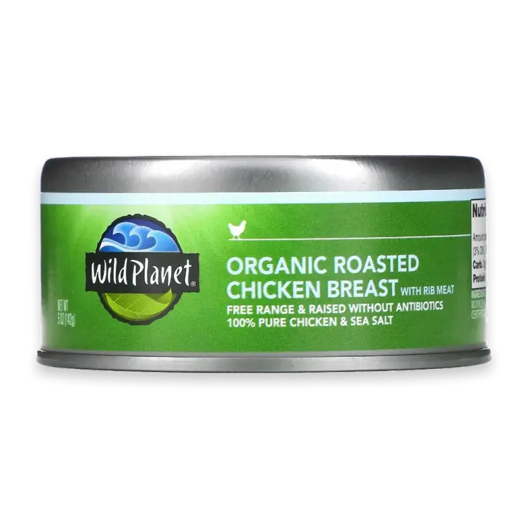 Organic Roasted Canned Chicken