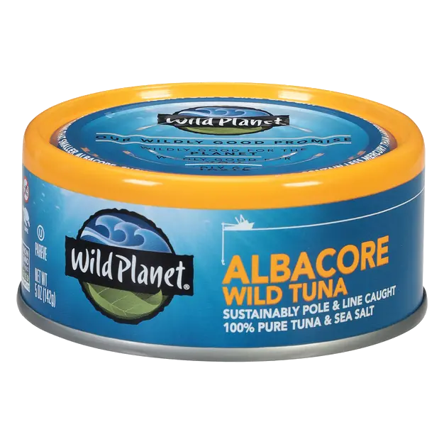 Sustainably Caught White Albacore Wild Tuna & Sea Salt