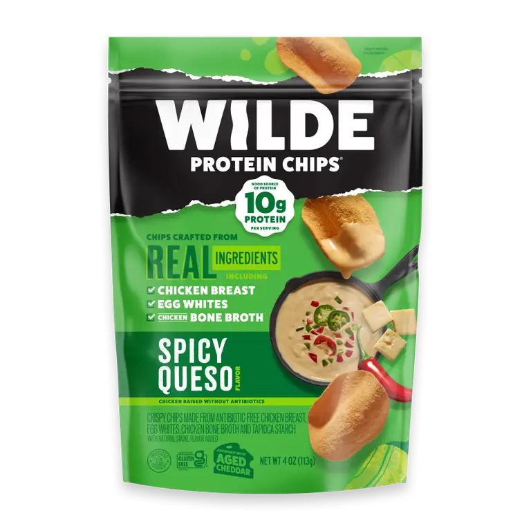Protein Chips Spicy Queso