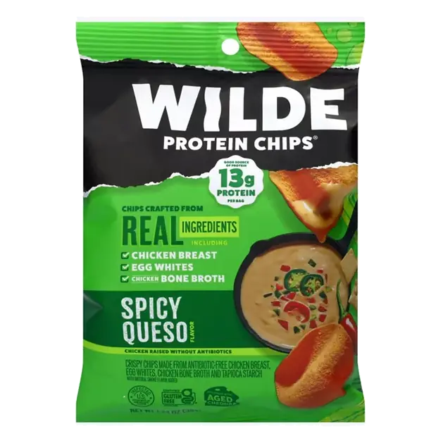 Spicy Queso Flavor Protein Chips