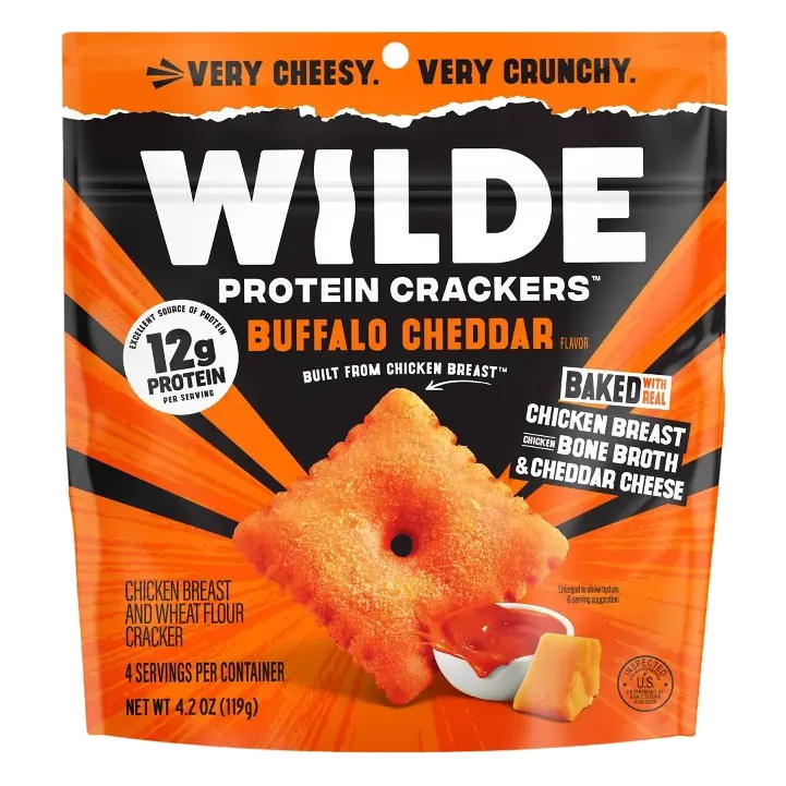 WILDE Buffalo Protein Crackers, 4.2oz