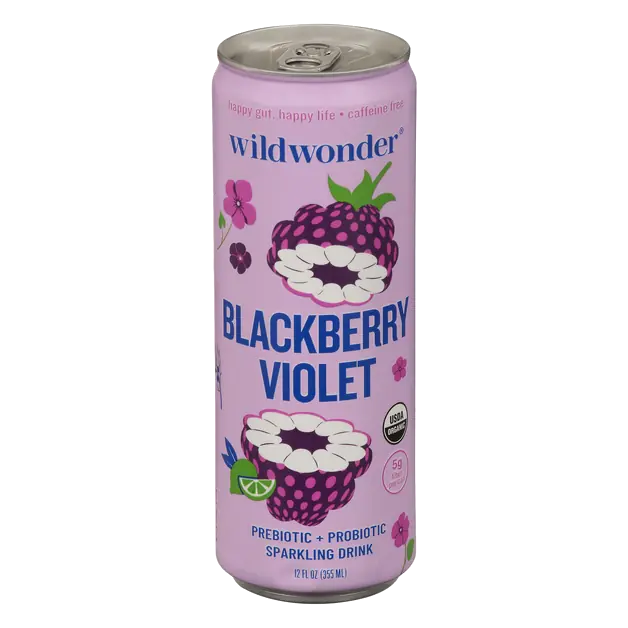 Blackberry Violet Prebiotic + Probiotic Sparkling Drink
