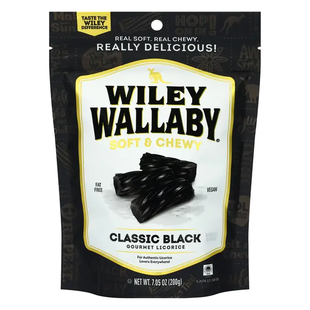 Classic Black Soft & Chewy Gourmet Licorice Candy