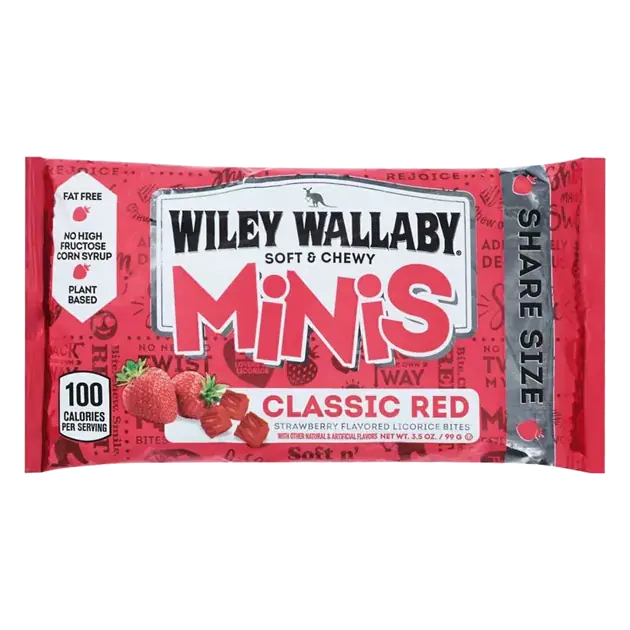 Licorice Bites, Classic Red, Minis, Share Size
